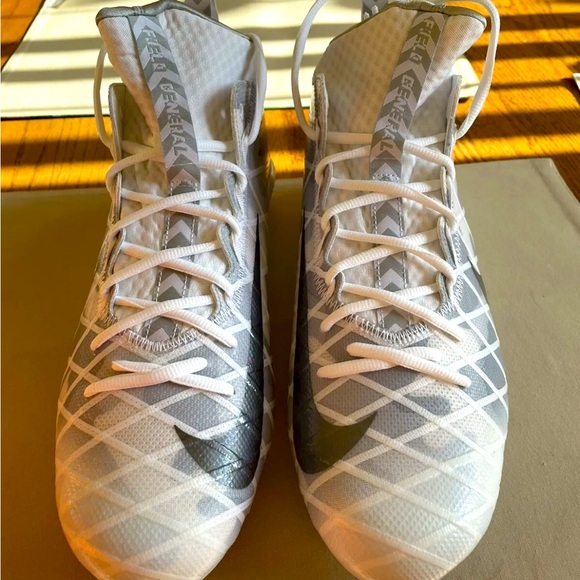 Nike Mens Field General 3 Elite TD Football Cleats White Gray Camo 13.5 - NWT! main image 9